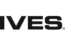 A black and white logo of ves